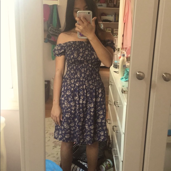 Zaful Off the Shoulder Fit and Flare Dress - Picture 4 of 4